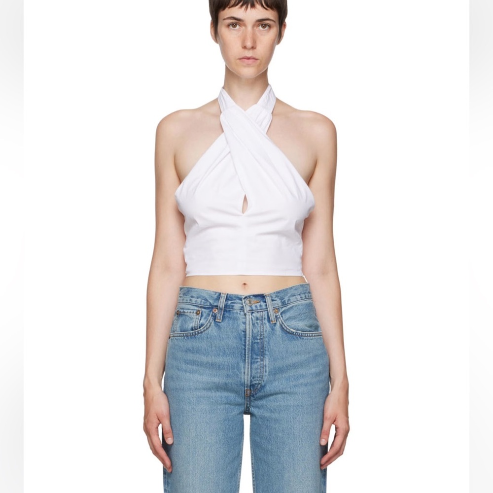 ☑️STAUD White Kai Camisole Sz 2